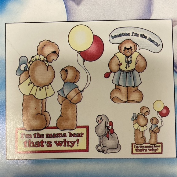 Vintage nwt daisy kingdom no sew appliqué bears - Picture 3 of 4